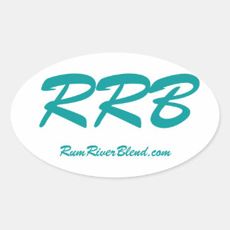 Rum River Blend Ovale Sticker