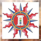 Rum Window Cling Raamsticker (Vel 2)