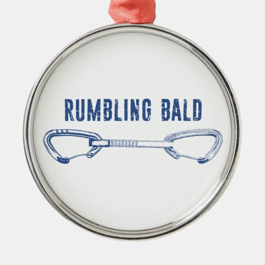 Rumbling Bald Klim Quickdraw Metalen Ornament (Voorkant)
