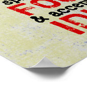 RUMEURS ~ Affiche 30X30 cm (Coin)