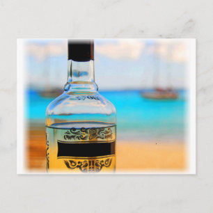 Rumfles op strand briefkaart