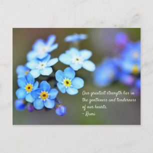 Rumi Briefkaart. Inspirerend quote over het leven. Briefkaart