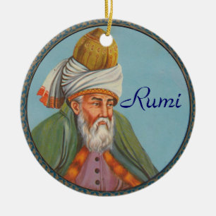Rumi citeert versiering keramisch ornament