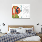 Rumi Dance Quote met danser Canvas Afdruk (Insitu (Slaapkamer))