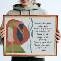 Rumi Dance Quote met danser