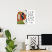 Rumi Dance Quote met danser Poster (Thuiskantoor)