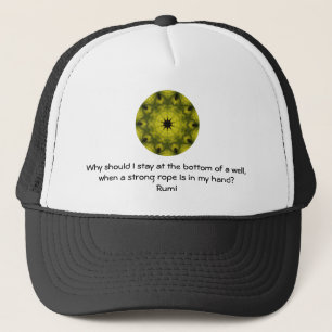 Rumi die actie ondernemen Inspirerend citaat Gezeg Trucker Pet