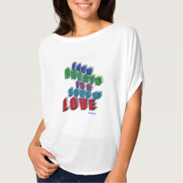 Rumi: Elke adem T-shirt