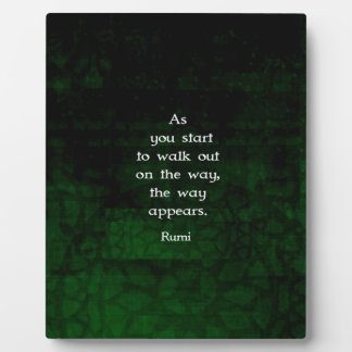 Rumi Inspirerend met Faith Quote Fotoplaat