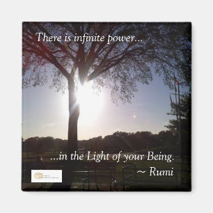 Rumi "Licht voor je worden" Magnet Magneet