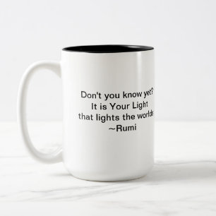 Rumi Light Quote Mok