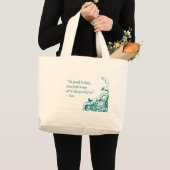 Rumi love quote grote tote bag (Voorkant (product))