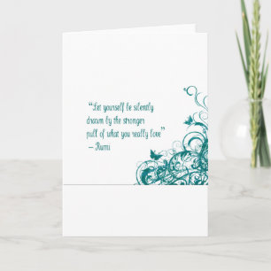Rumi love quote kaart