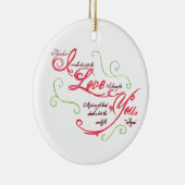 Rumi Love Quote Ornament (Rechts)