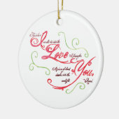 Rumi Love Quote Ornament (Links)