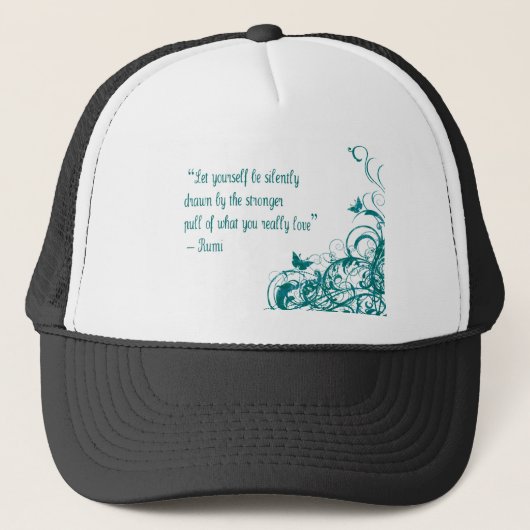 Rumi love quote trucker pet (Voorkant)