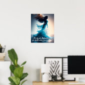 Rumi Ocean Quote Dreamweaver Poster (Thuiskantoor)