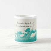 Rumi Ocean quote Koffiemok (Center)