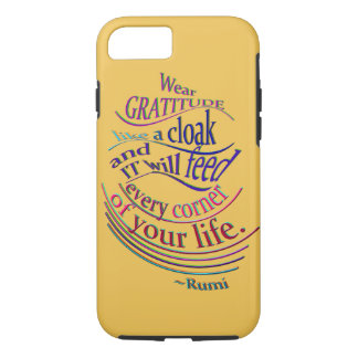 Rumi over Gratitude iPhone 8/7 Hoesje