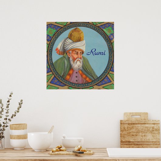 Rumi poster (Keuken)