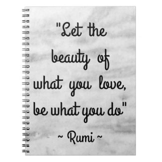 Rumi Quote Inspirerend Notitieboek
