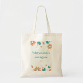 Rumi Seeking Quote Tote Bag (Voorkant)