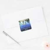 Rumi The wonders Vierkante Sticker (Envelop)