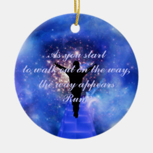 Rumi Vertrouw op de weg Keramisch Ornament