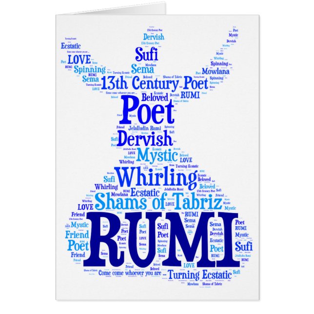 Rumi Word Art (Voorkant)