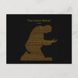Rumi's Briefkaart "The Guest House"