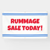 Rummage Sale vandaag Banner (Horizontaal)