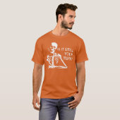 Rummikub Game is It Still Yoururn Funny Skeleton W T-shirt (Voorkant volledig)