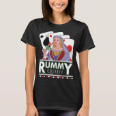 Rummy Queen Card Deck T-shirt (Voorkant)