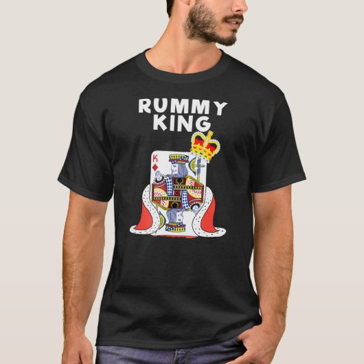 Rummy - Rummy Card Game King T-shirt (Voorkant)