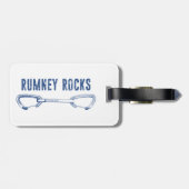 Rumney Rocks Climate Quickdraw Bagagelabel (Achterkant horizontaal)