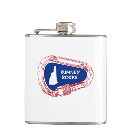 Rumney Rocks Climing Carabiner Heupfles (Voorkant)