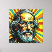 rumoerig canvas afdruk (Voorkant)