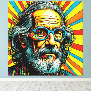 rumoerig canvas afdruk