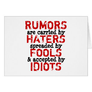 RUMORS ~ Kaart Truism/filosofie