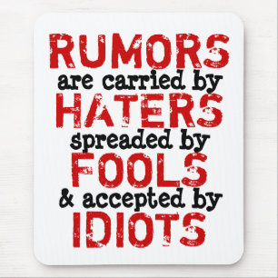 RUMORS - Mousepad Truism Muismat