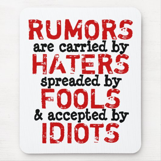 RUMORS - Mousepad Truism Muismat (Voorkant)