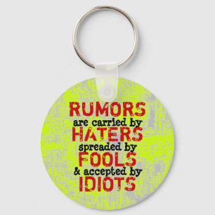 RUMORS ~ Sleutelhanger Truism/filosofie