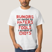 RUMORS ~ Tshirt TRUISM (Voorkant)