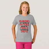 RUMORS - Tshirt TRUISM Ado fille / adolescent (Devant entier)