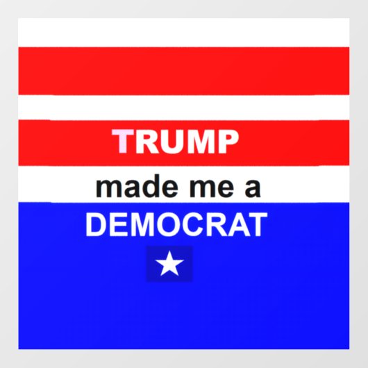 Rump Made Raamsticker (Vel)