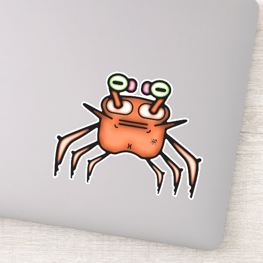 Rumpy odd crab v3-1 sticker (Detail)