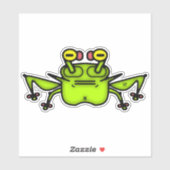 Rumpy rare kikker tegen v3 sticker (Vel)