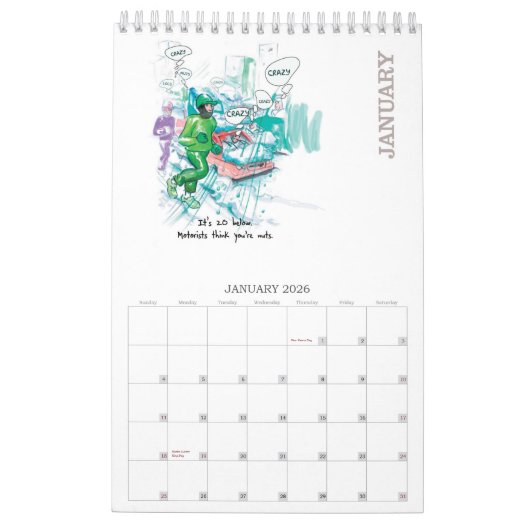 RUN 2013 - Kalender voor de start - Verticaal (Jan 2026)