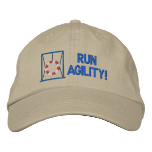 Run Agility geborduurd Pet