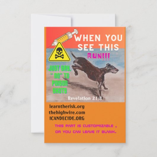 RUN BEDANKKAART (Voorkant)